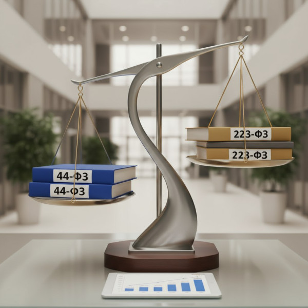 Основная разница между 44-ФЗ и 223-ФЗ